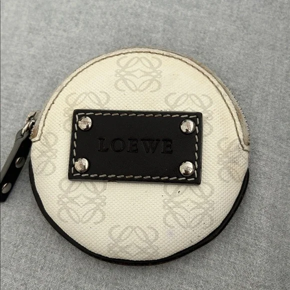 Loewe look Cream and Brown Mini Bag - Picture 1 of 10